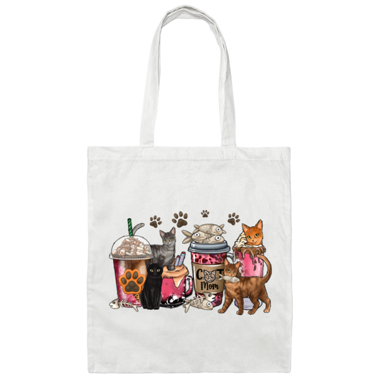 Coffee Cat | Canvas Tote Bag