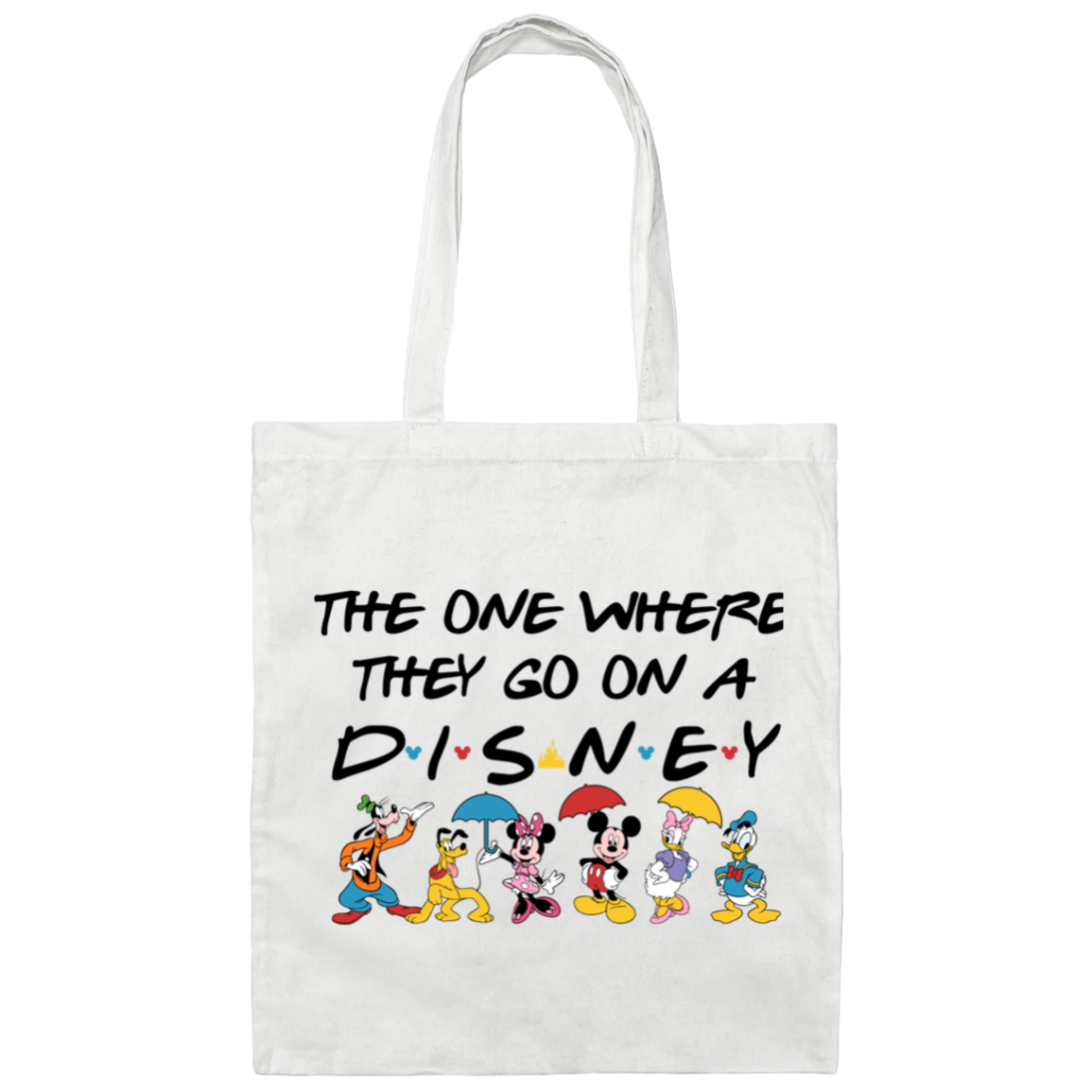 The One Where They Go On A DISNEY | Canvas Tote Bag