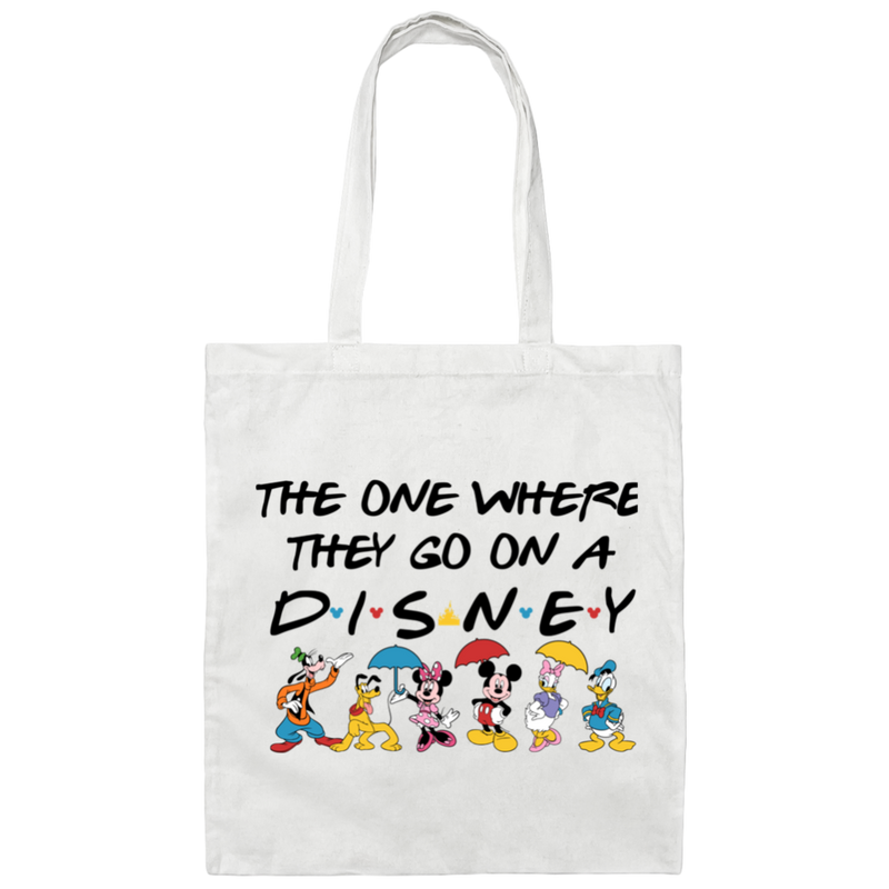 The One Where They Go On A DISNEY | Canvas Tote Bag