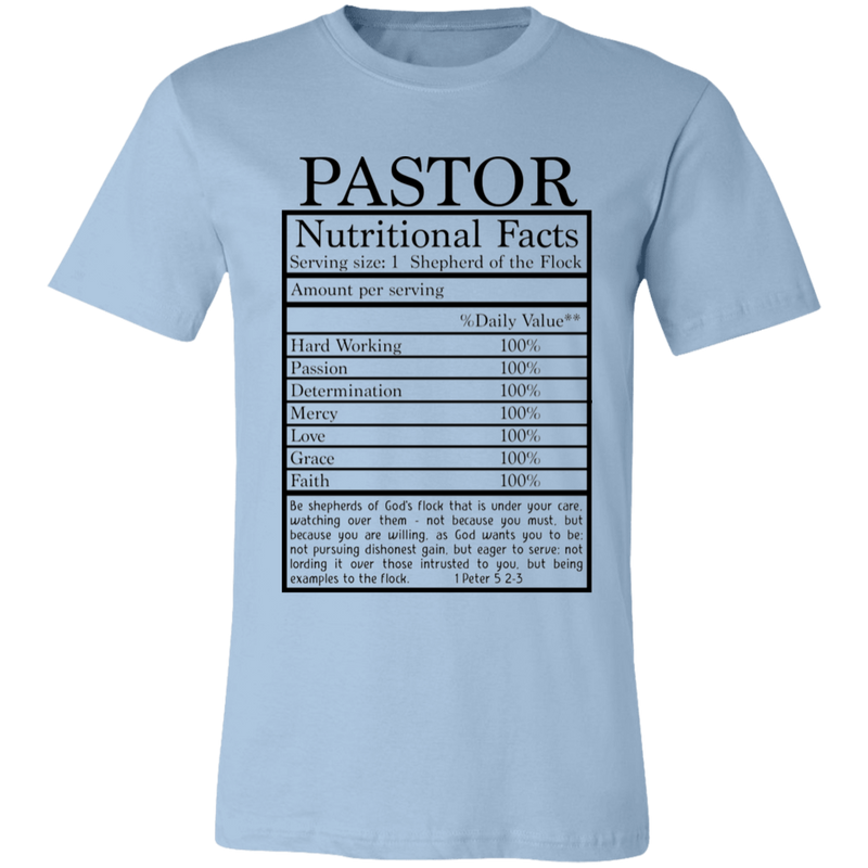 Pastor Nutritional Facts | T-shirt