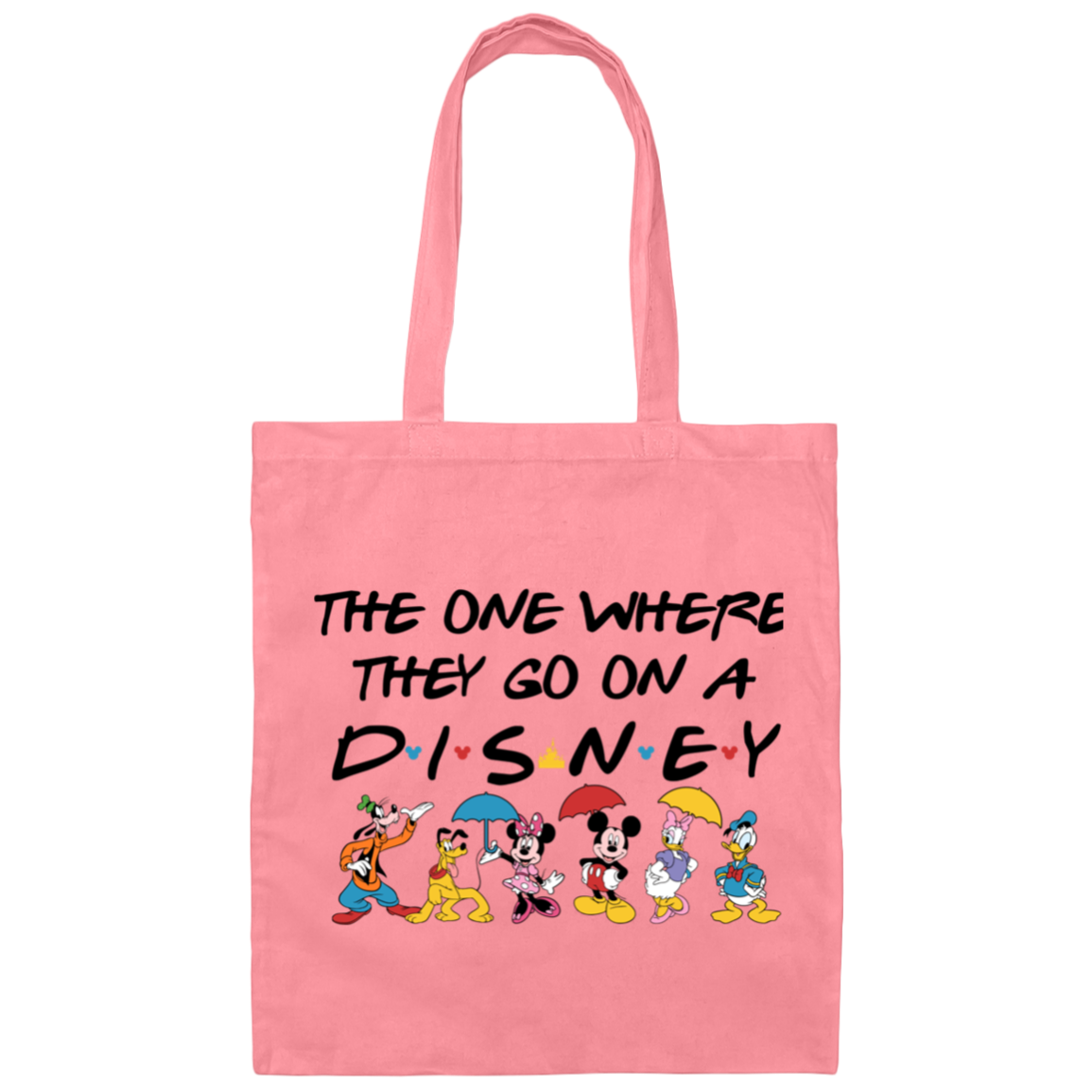 The One Where They Go On A DISNEY | Canvas Tote Bag