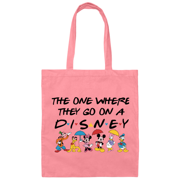 The One Where They Go On A DISNEY | Canvas Tote Bag