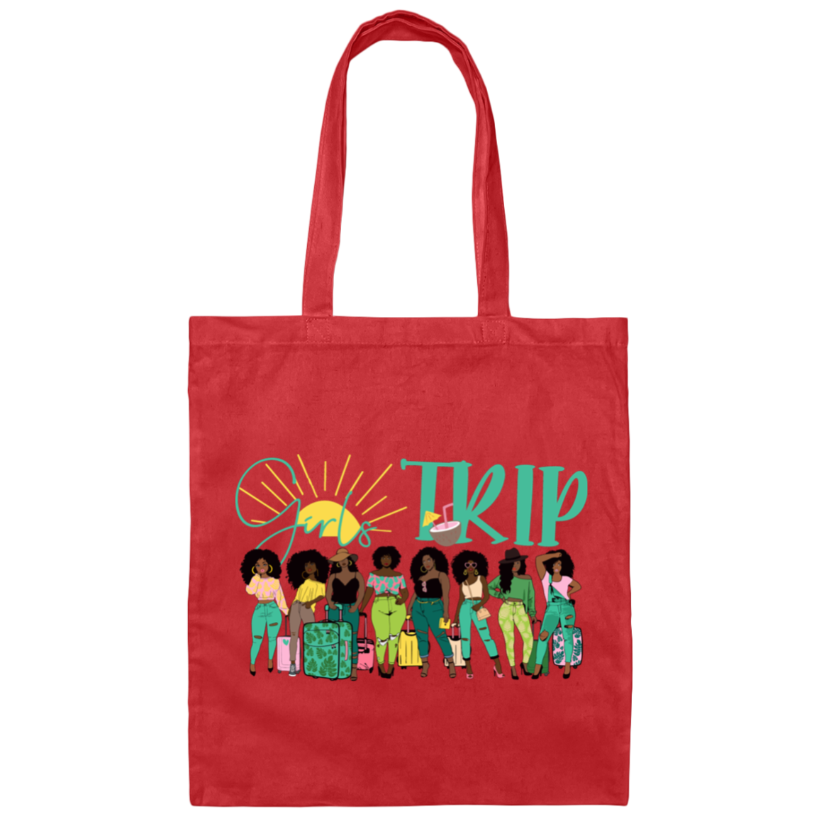Girls Trip (8 Friends) | Canvas Tote Bag