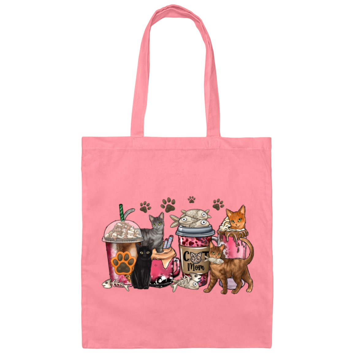 Coffee Cat | Canvas Tote Bag