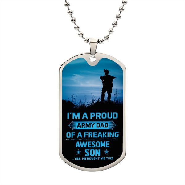 Army Dad Dog Tag