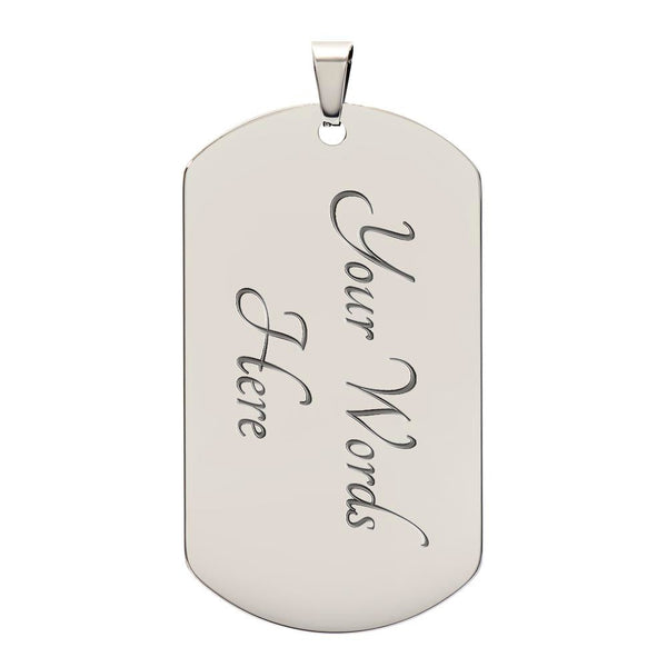 To The World You Are A GrandFather | Dog Tag