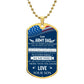 To My Army Dad I Know The Worry Can Be Hard | Dog Tag