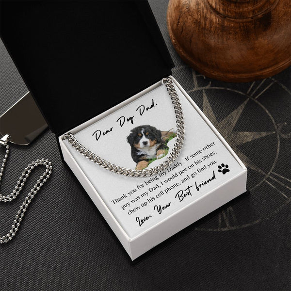 Dear Dog Dad | Cuban Link Chain