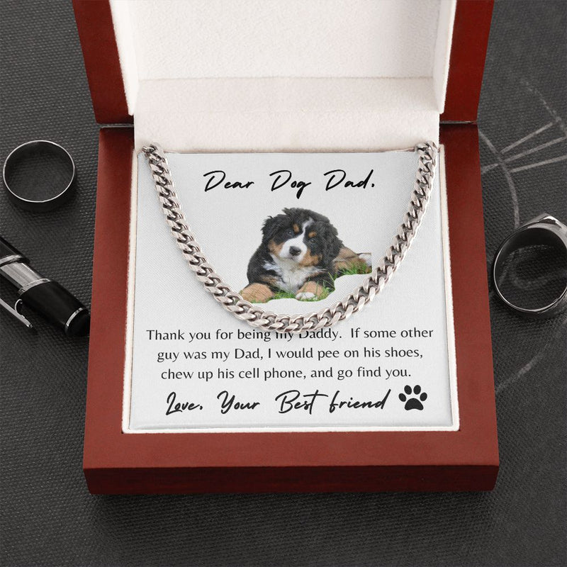 Dear Dog Dad | Cuban Link Chain