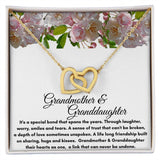 Grandmother & Granddaughter | Interlocking Heart Necklace