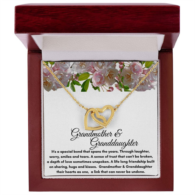 Grandmother & Granddaughter | Interlocking Heart Necklace