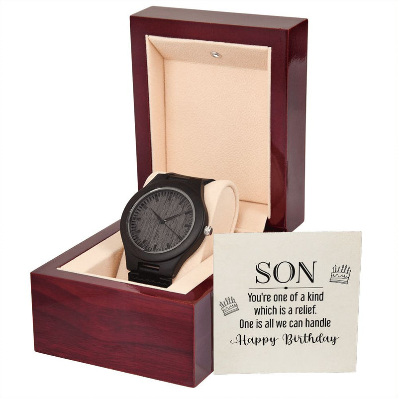 Son You Are One Of A Kind | Wooden Watch