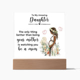 To My Amazing Daughter | Square Acrylic Plaque