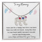 To My Mommy | Engraved Baby Feet with Birthstone Necklace