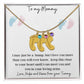 To My Mommy | Engraved Baby Feet with Birthstone Necklace