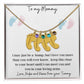 To My Mommy | Engraved Baby Feet with Birthstone Necklace