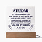 Stepdad It's A good Man Who Can Heal A Heart He Didn't Break | Acrylic Plaque