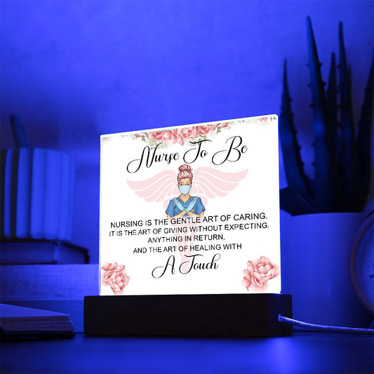 Nurse To Be | Square Acrylic Plaque