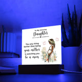 To My Amazing Daughter | Square Acrylic Plaque