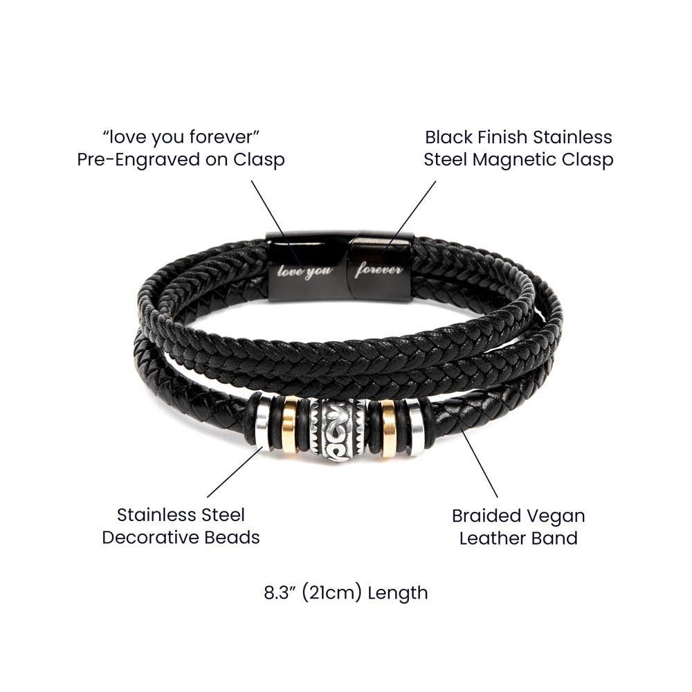To The Man Who Stole My Heart | Love You Forever Bracelet