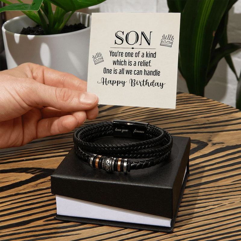 Son You're One Of A Kind | Love You Forever Bracelet