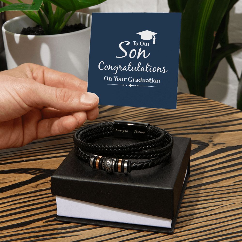 To Our Son -Graduation | Love You Forever Bracelet