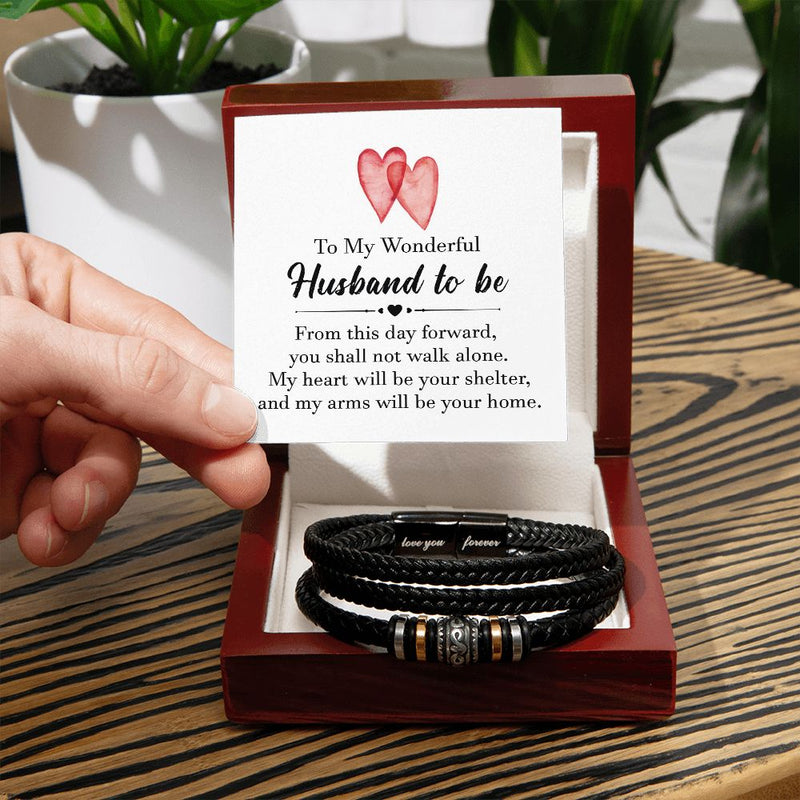 To My Wonderful Husband To Be | Love You Forever Bracelet