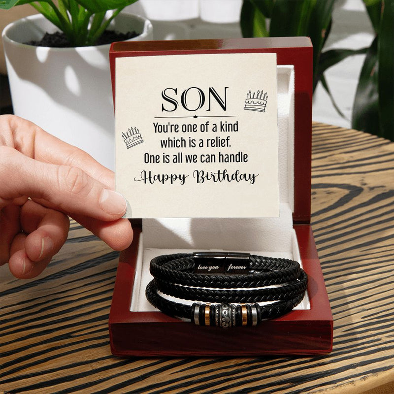 Son You're One Of A Kind | Love You Forever Bracelet