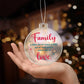 Family Acrylic Christmas Ornament