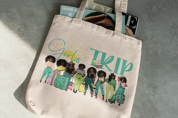 Girls Trip (8 Friends) | Canvas Tote Bag