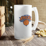 New York Knicks | Frosted Glass Beer Mug