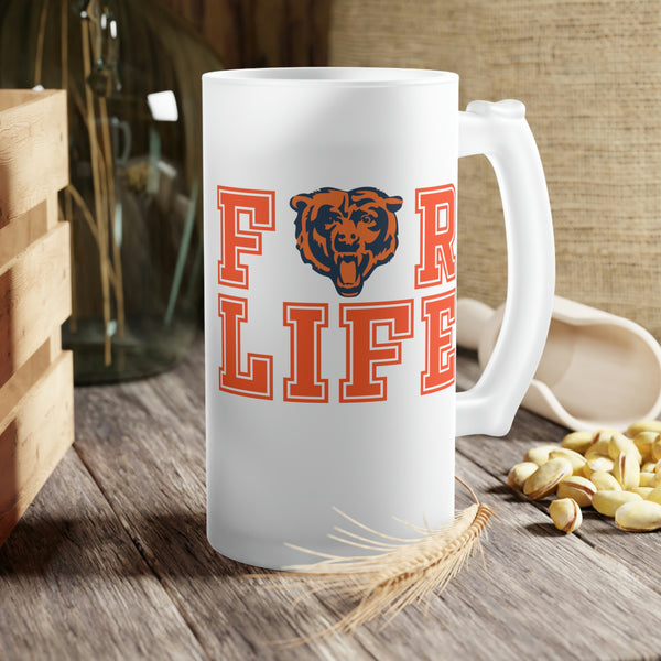 Chicago Bears | Frosted Glass Beer Mug