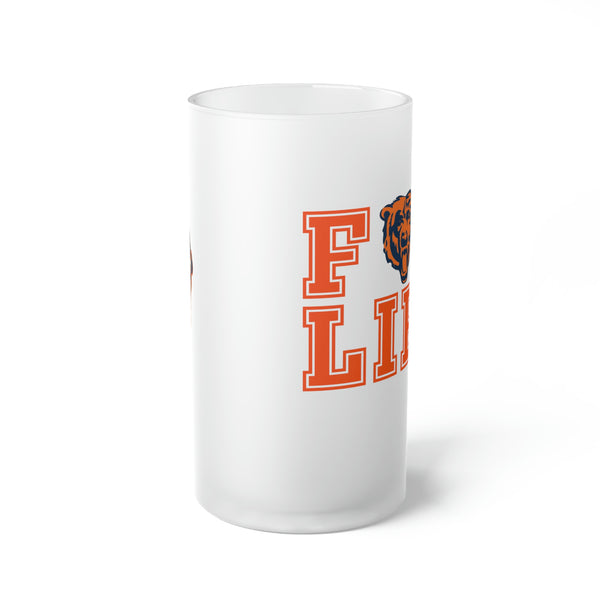 Chicago Bears | Frosted Glass Beer Mug