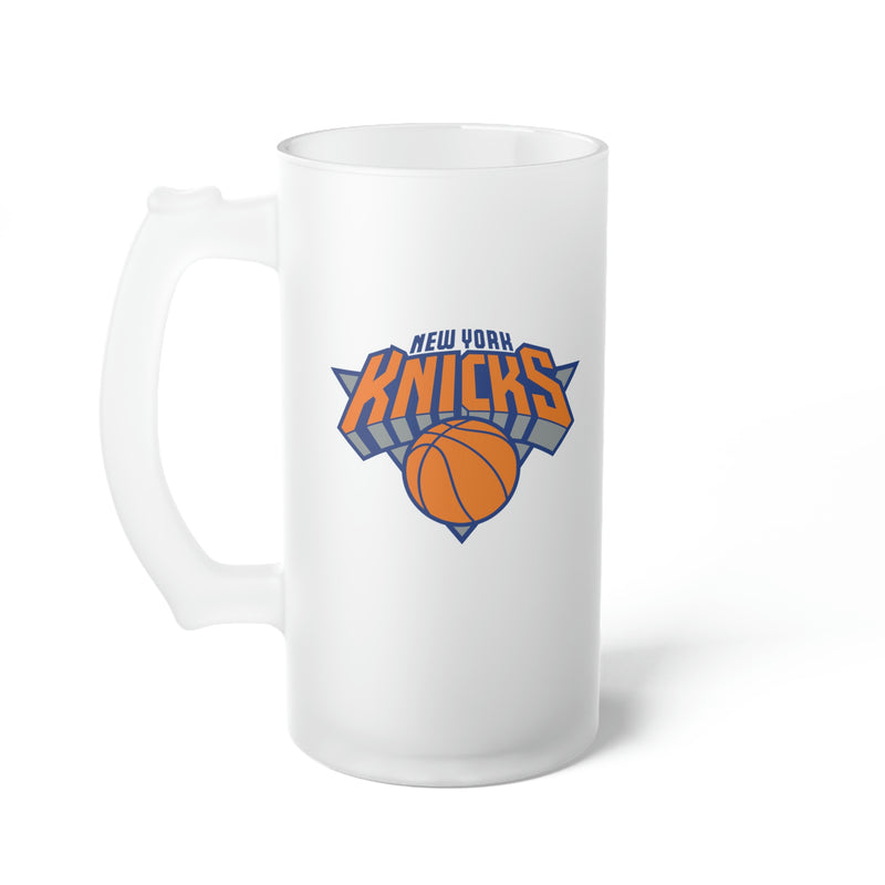 New York Knicks | Frosted Glass Beer Mug