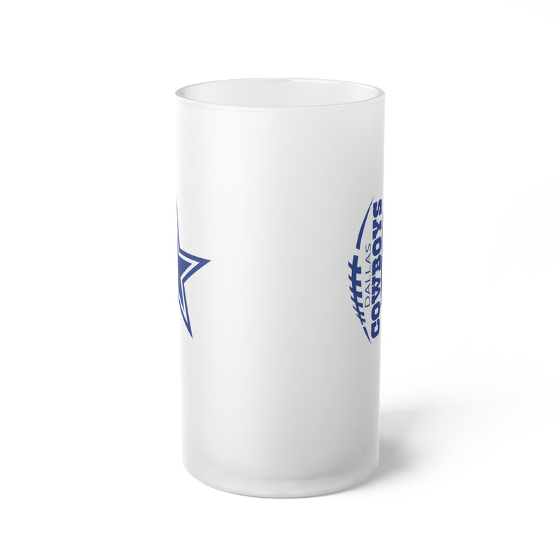 Dallas Cowboys | Frosted Glass Beer Mug