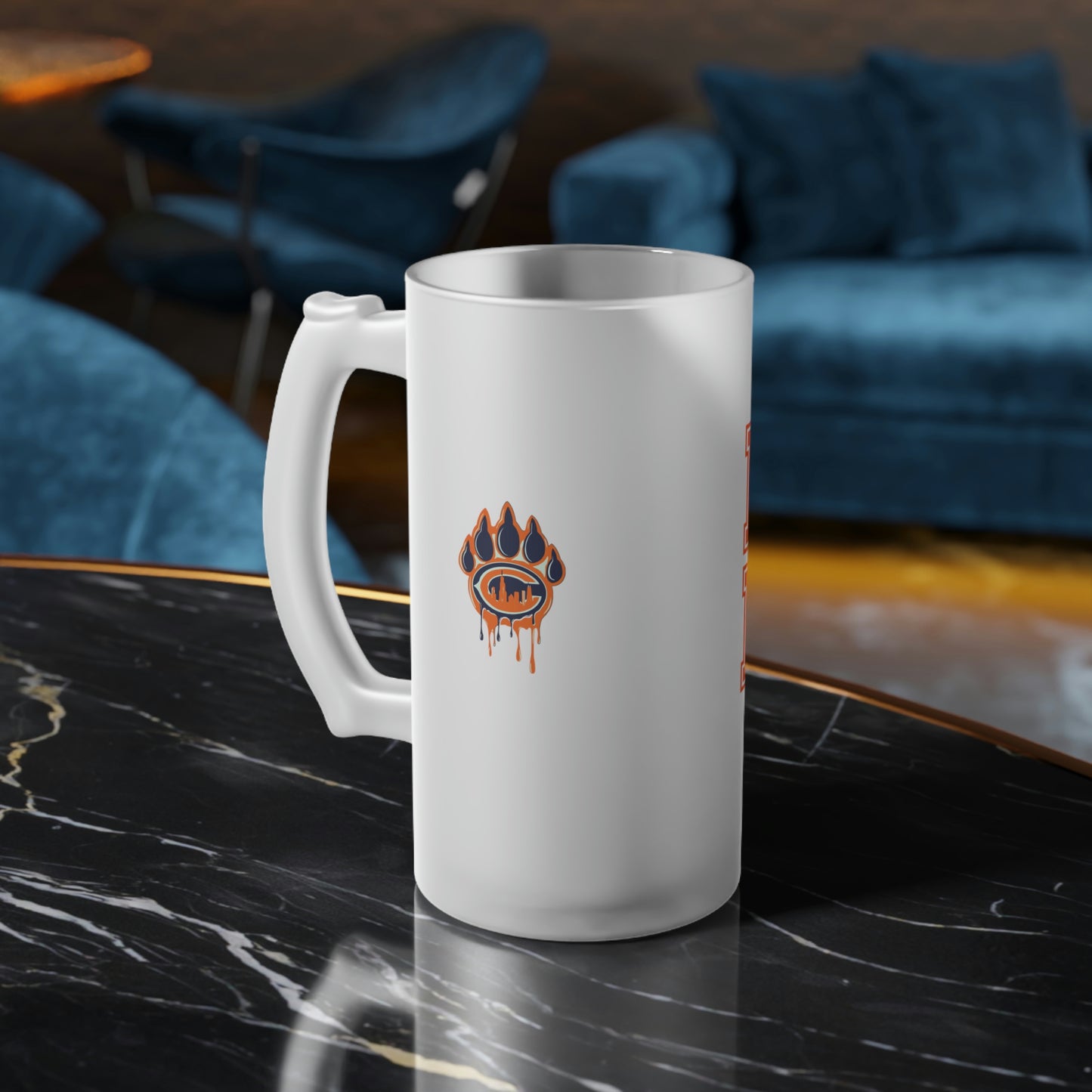 Chicago Bears | Frosted Glass Beer Mug