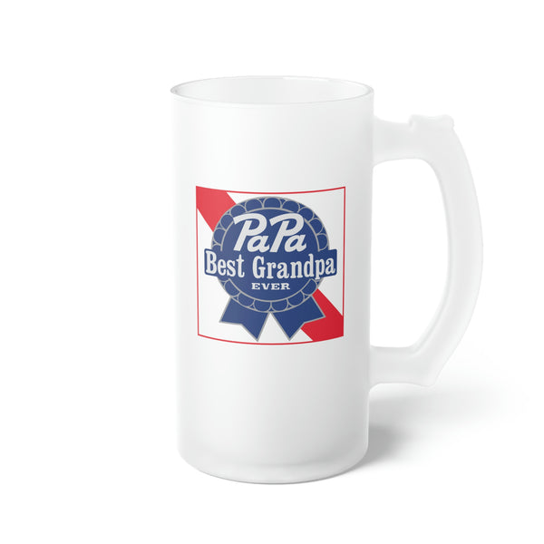 PaPa's Best | Frosted Glass Beer Mug