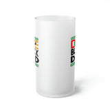 Dope Black Dad | Frosted Glass Beer Mug