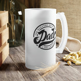 Dad The Myth and The Legend | Frosted Glass Beer Mug