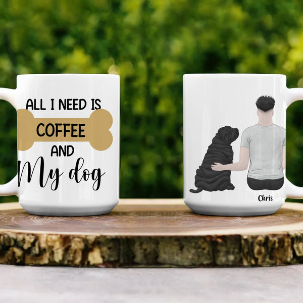 Custom Dog Dad | 15oz. Ceramic Mug