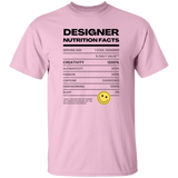 Designer Nutrition Facts | T-shirt