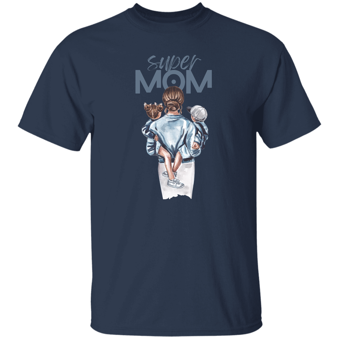 Super Mom Watercolor Design | T-shirt