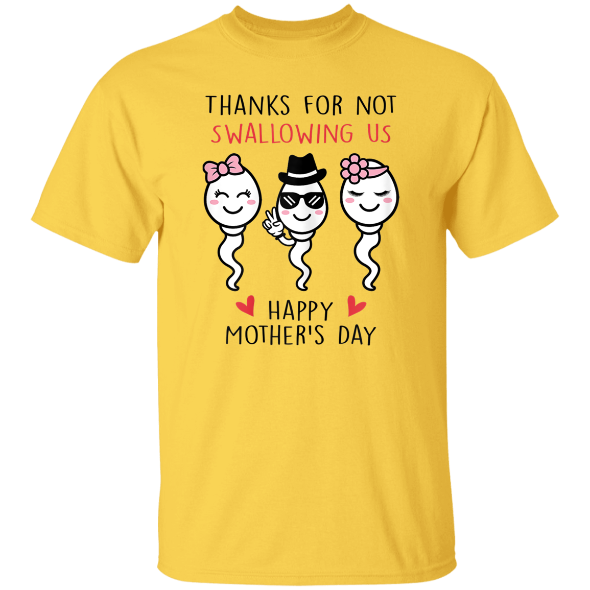 Thanks For Not Swallowing Us Shirt Happy Mother's Day Funny T-shirt