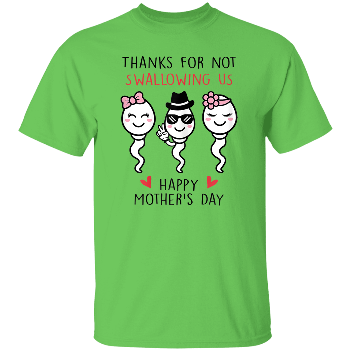Thanks For Not Swallowing Us Shirt Happy Mother's Day Funny T-shirt