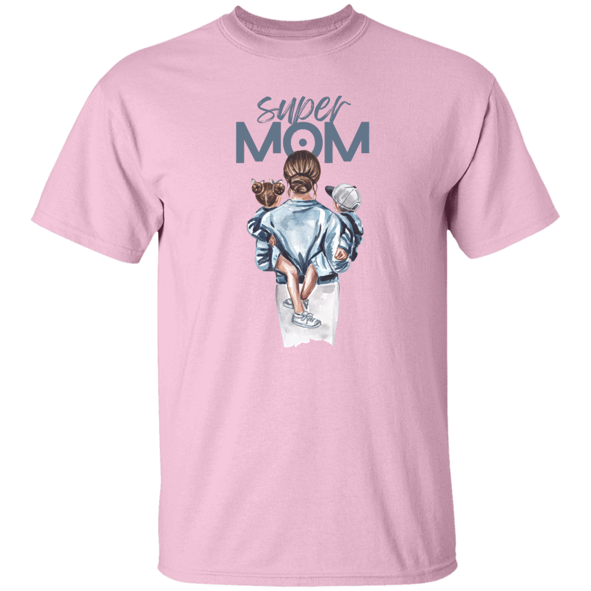 Super Mom Watercolor Design | T-shirt
