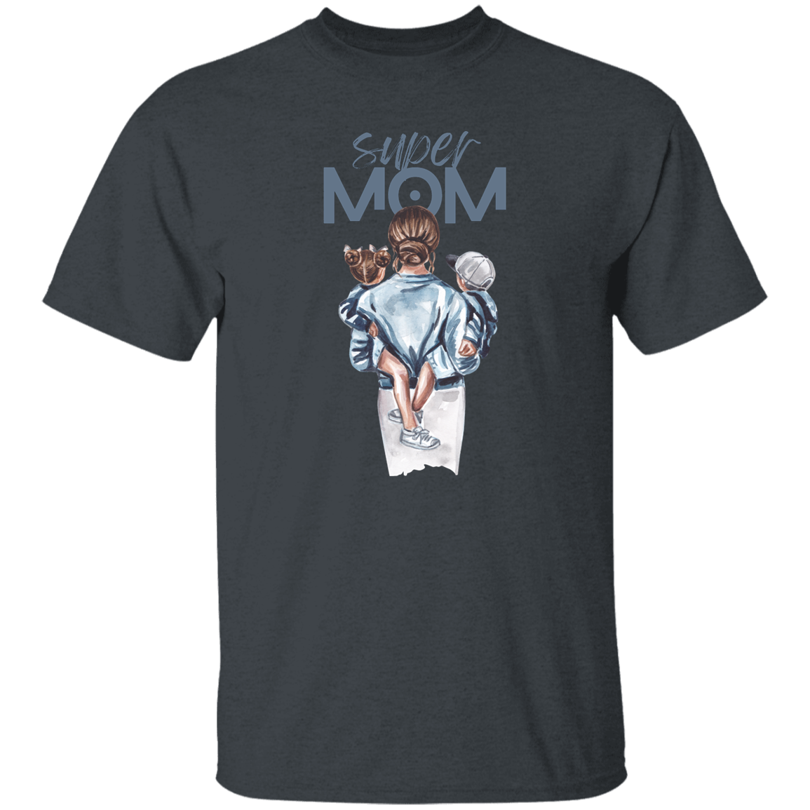 Super Mom Watercolor Design | T-shirt