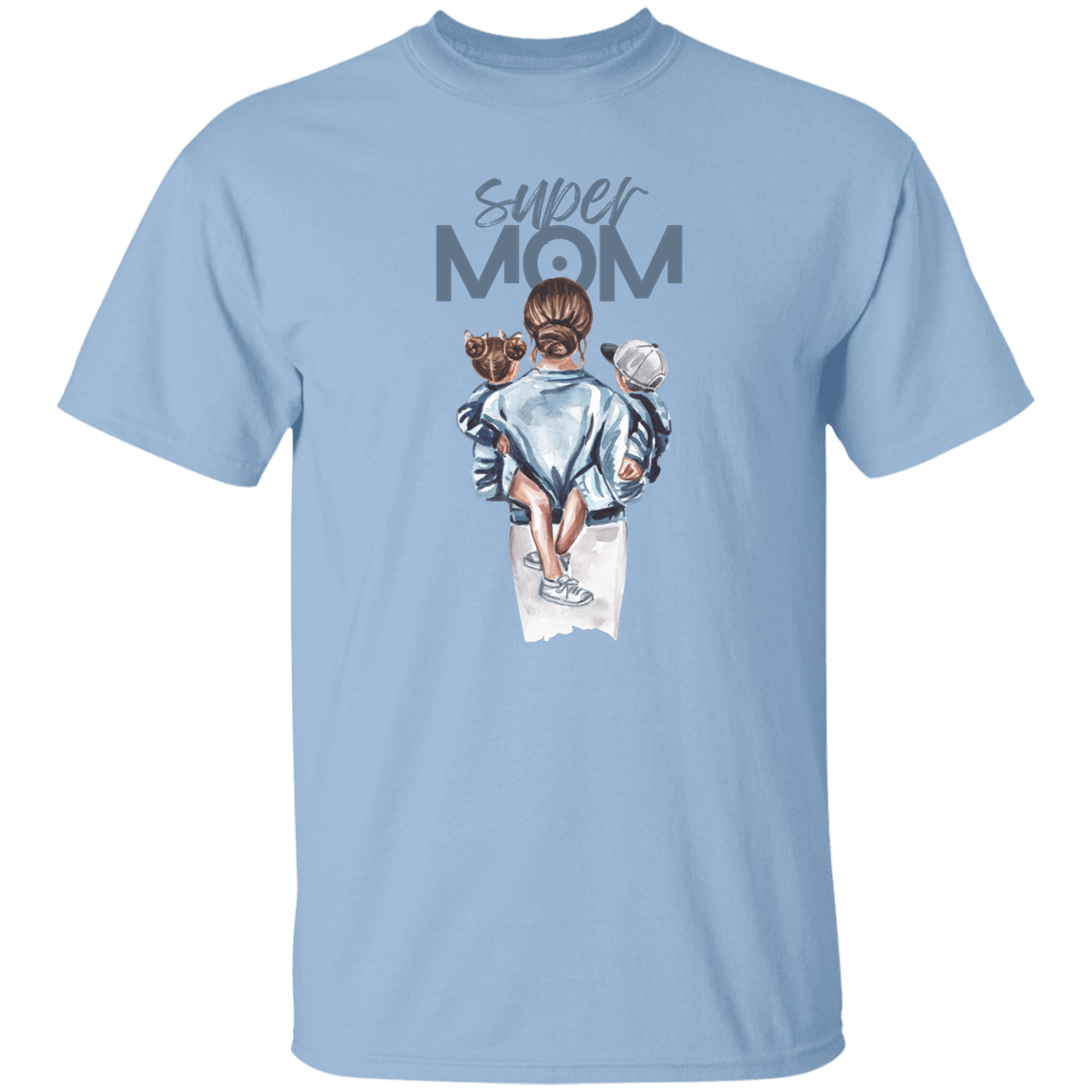 Super Mom Watercolor Design | T-shirt