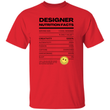 Designer Nutrition Facts | T-shirt