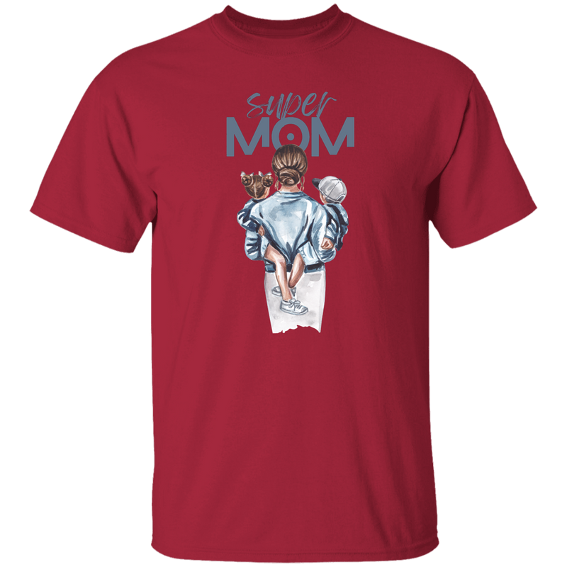 Super Mom Watercolor Design | T-shirt