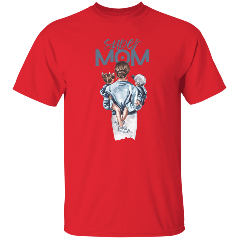 Super Mom Watercolor Design | T-shirt